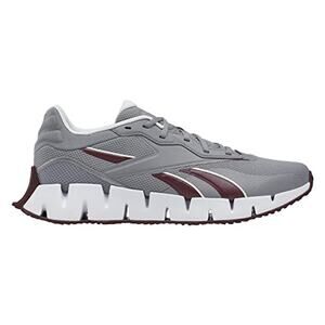 NWT Reebok Zig Dynamica 4 Unisex Shoes Pure Grey/Maroon/Chalk Size 11
